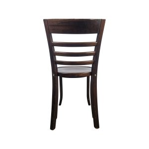 Super-Seat | Mars wooden hospitality cafe chairs dark brown | Dark brown wooden chairs with ladder backrest and flat seat. Elegant for cafes. | Hospitality Furniture