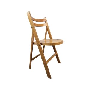 Super-Seat | De Stella Vintage Houten Klapstoelen | Honingblond hout, vintage uitstraling, eenvoudig met lattenrugleuning. | Horecameubilair