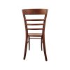 Super-Seat | Peter Vintage Wooden Cafe Chair | Walnut brown wood, ladder-back design with four horizontal slats. | Hospitality Furniture