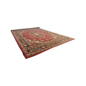 Super-Seat | This Vintage rugs 220x160 diamond red rug | Red, cream, blue and green with geometric patterns. | Hospitality Furniture