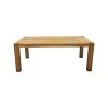 Super-Seat | The Vintage oak tables | Oak, Heritage finish, rectangular table 200x100cm, wood grain against white background. | Hospitality Furniture