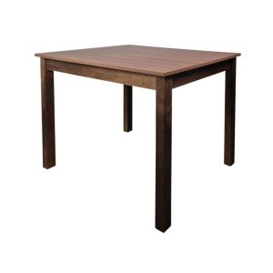 Super-Seat | The Parker brown café catering STA table | Dunkelbraunes Holz mit vier geraden Beinen, minimalistisches Design, 120x80cm. | Catering Möbel