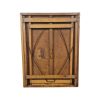 Super-Seat | Der Vintage industrielle Klappbare Klostertisch 78x60cm | Rechtzeitige Tafeln ohne sichtbare Gebrauchsspuren, Metallakzente. | Horecameubilair