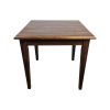 Super-Seat | De Cambridge houten horecatafels 80x80cm | Donkerbruine vierkante houten tafel, glad oppervlak, vier rechte poten. | Horecameubilair