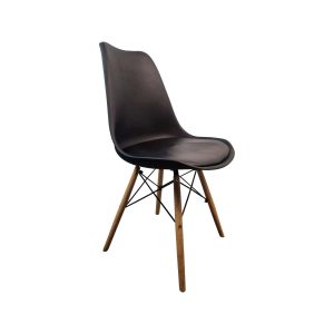 Eames Retro Design Schalensitze Schwarz